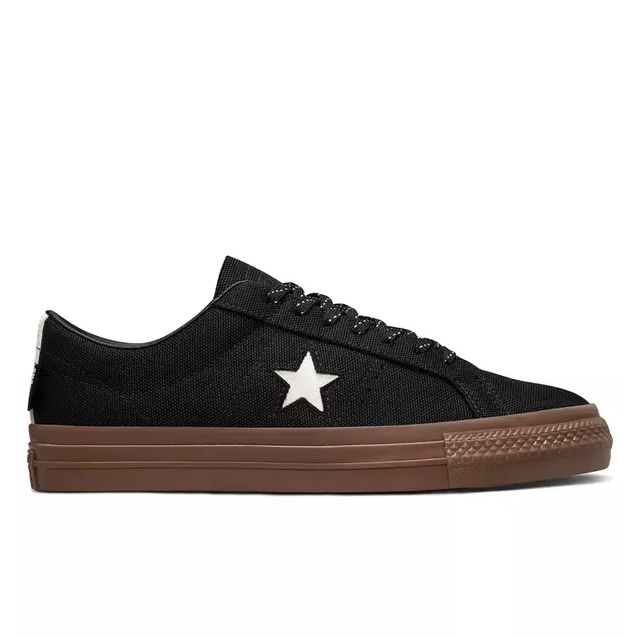 Converse One Star Pro Cordura Canvas Black/White/Dark Gum