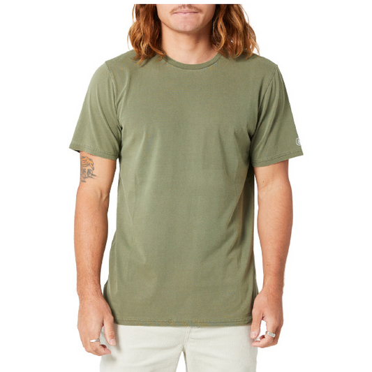 Volcom Aus Wash Tee Army Green Combo