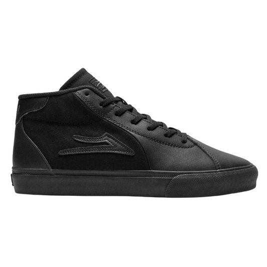 Lakai Flaco II Mid Black/Black Leather