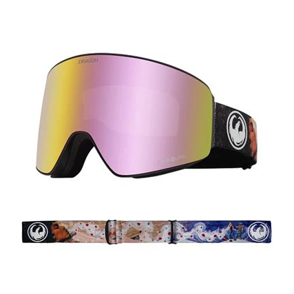 Dragon 2023 PXV Goggles Dennis Ranalter - Lumalens Pink Ion + Lumalens Dark Smoke