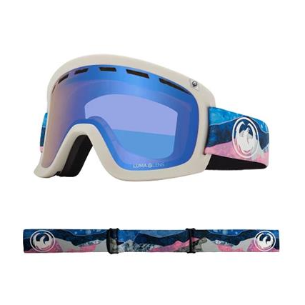 Dragon 2023 D1 OTG Goggles Mountain Bliss - Lumalens Flash Blue + Lumalens Dark Smoke