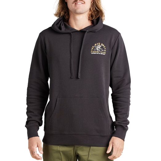 Mad Hueys Fishing Club Hood Vintage Black