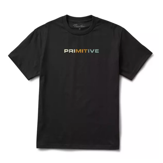 Primitive Euro Blocked Tee Black