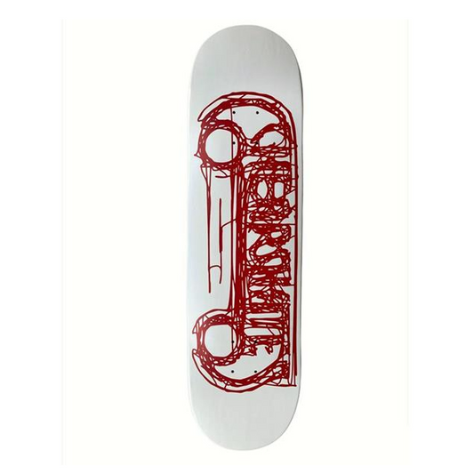 Cheapskates Scribble Deck Red on White