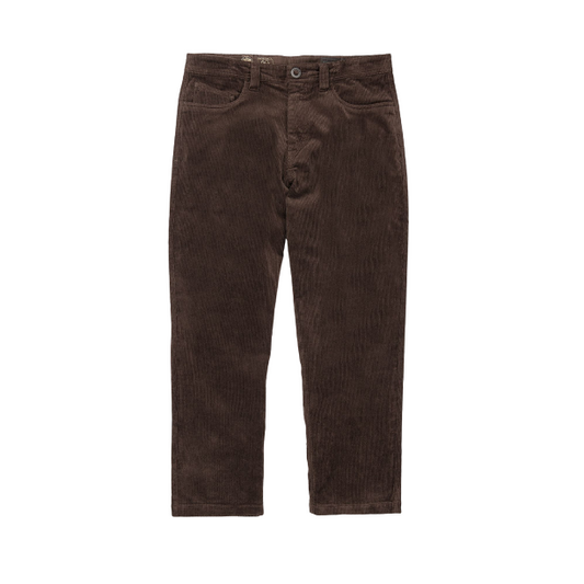 Volcom Modown Relaxed Tapered Pant Dark Brown