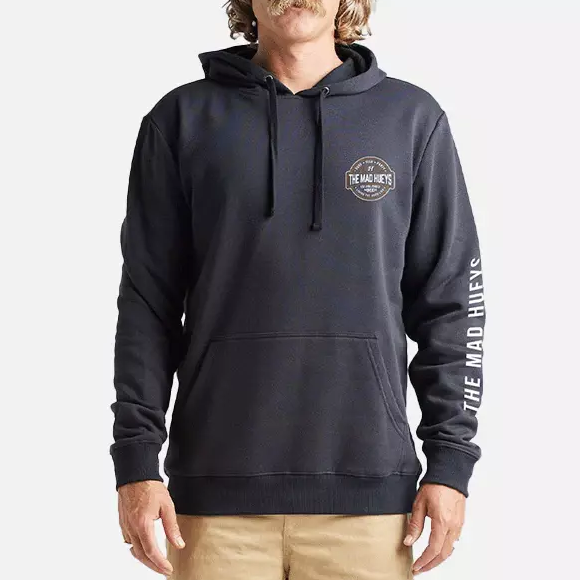 Mad Hueys Hueys Life Hood Black