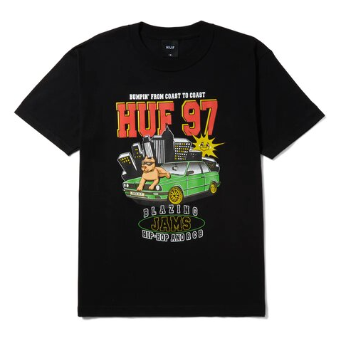 Huf Blazing Jams S/S Tee Black