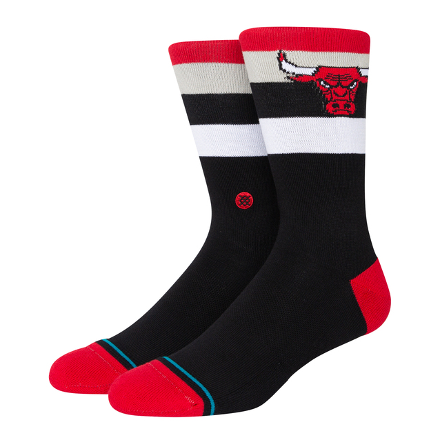 Stance X NBA Bulls Crew Socks Bulls - Red