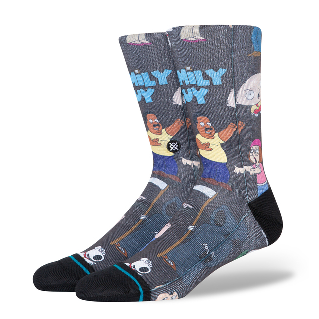 Stance Family Guy Crew Socks Black