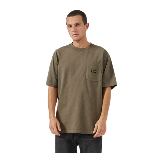 Thrills Union Oversize Fit Pocket Tee Tarmac