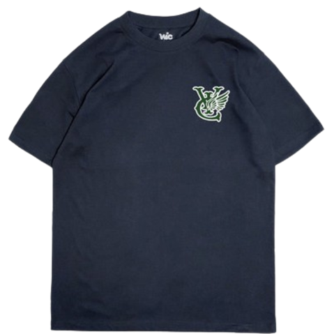 Vic Colour Wing Tee Navy