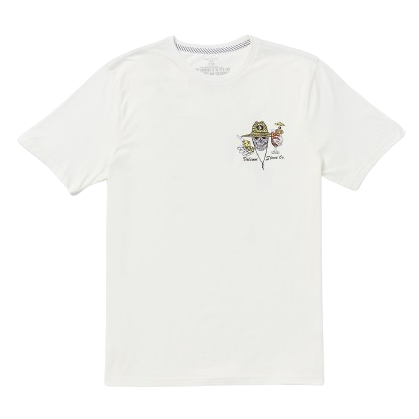 Volcom Pair A Dice Tee Off White