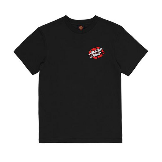 Santa Cruz Meek SC Slasher Boy's S/S Tee Black