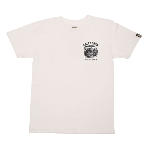 Salty Crew Tsunami Boys S/S Tee White