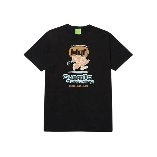 Huf Guerilla Gardening S/S Tee Black