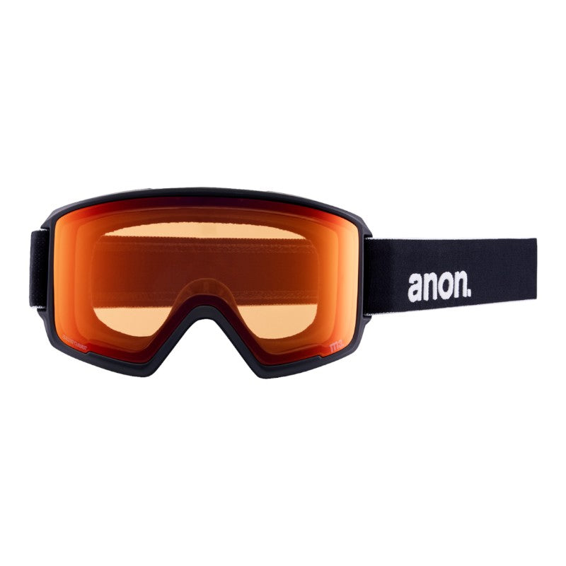 ANON M3 Goggles + Bonus Lense + MFI Facemask - Black/Perceive Sunny Red