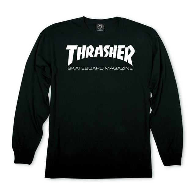 Thrasher Skate Mag L/S Tee Black