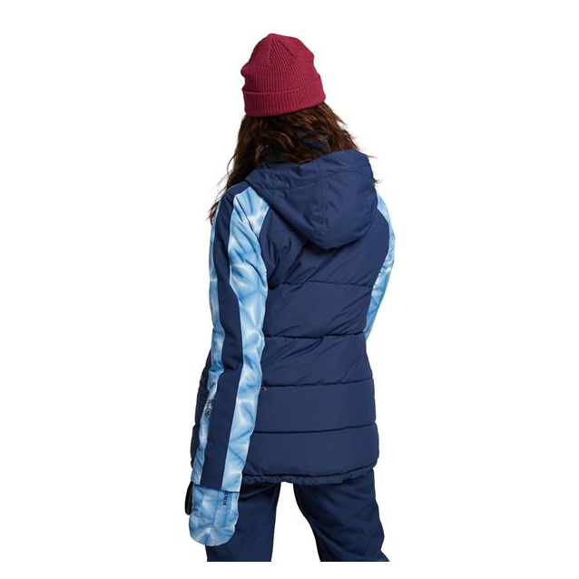 Burton 2021 Keelan Jacket Dress Blue/Blue Dailola Shibori