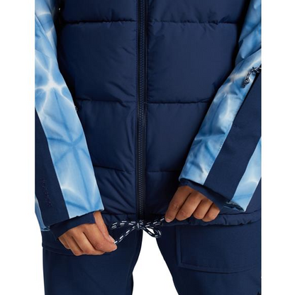 Burton 2021 Keelan Jacket Dress Blue/Blue Dailola Shibori