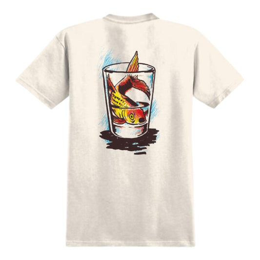 Antihero Fishbowl Tee - Cream