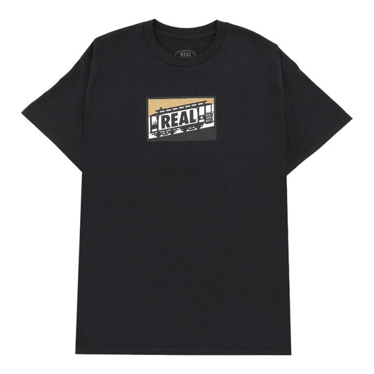 Real Cable Car Tee - Black