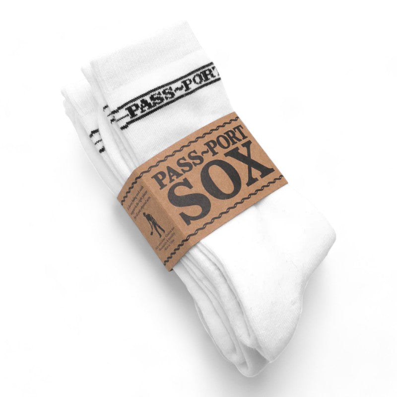 Passport Hi Sox - 3pack - White