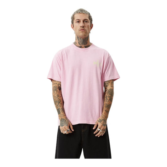 Afends Altered Heavyweight Box Tee - Vintage Pink