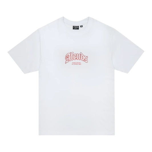 Afends Home Retro Fit Tee - White