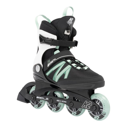 K2 Kinetic 80 Pro Women’s Inline Skates - Black/Sage