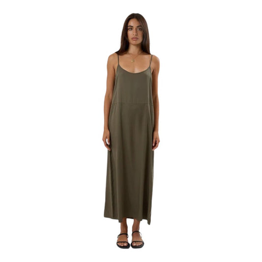 Thrills Breezy Slip Dress - Tarmac