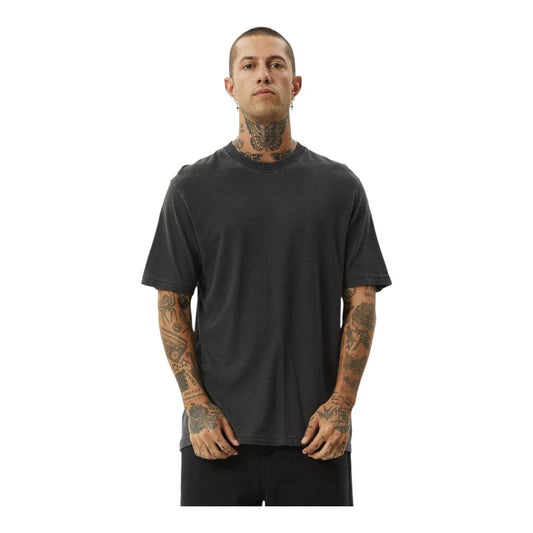 Afends Classic Hemp Retro Fit Tee - Stone Black