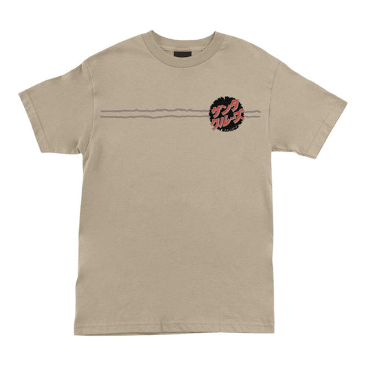 Santa Cruz X Godzilla Destroyer Tee - Sand