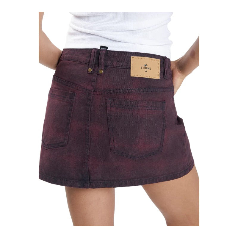 Thrills Sophie Barrio Skirt - Deep Plum