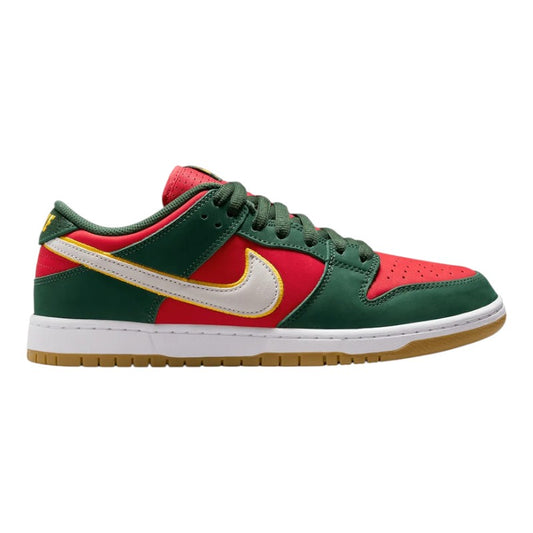 Nike SB Dunk Low Pro - Fir/White/Gold/Red