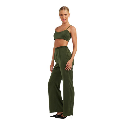 Charlie Holiday Rafaela Top - Dark Olive