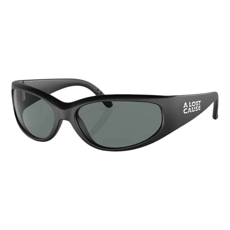 ALC Rave Sunglasses - Black Frame/Smoke Lens