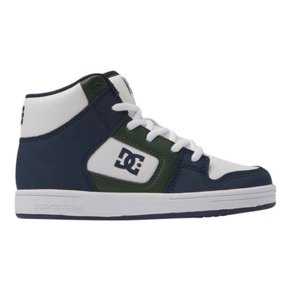 DC Youth Manteca 4 Hi - White/Navy