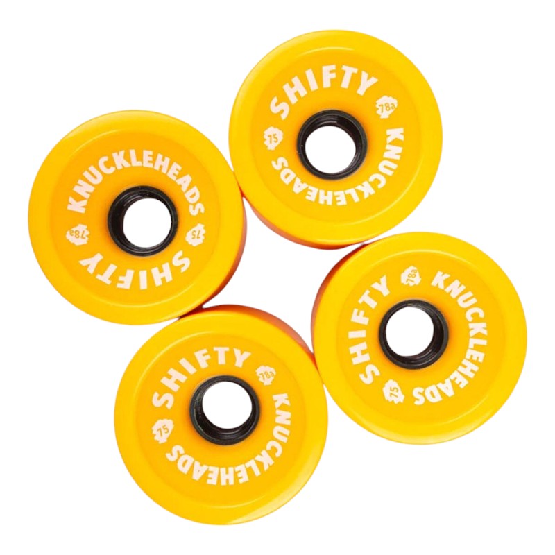 Shifty Knucklehead Wheels - Gold  75mm