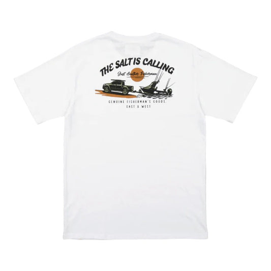 J.A.F Salt Is Calling Tee - White