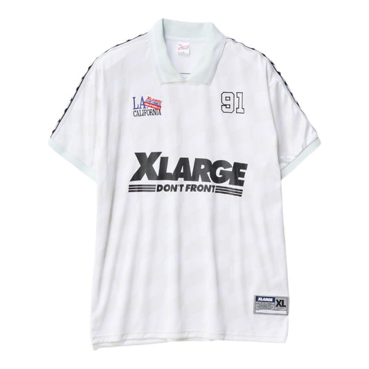 XLarge Football SS Tee - White