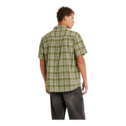 SDbouble Blend Check Shirt - Green