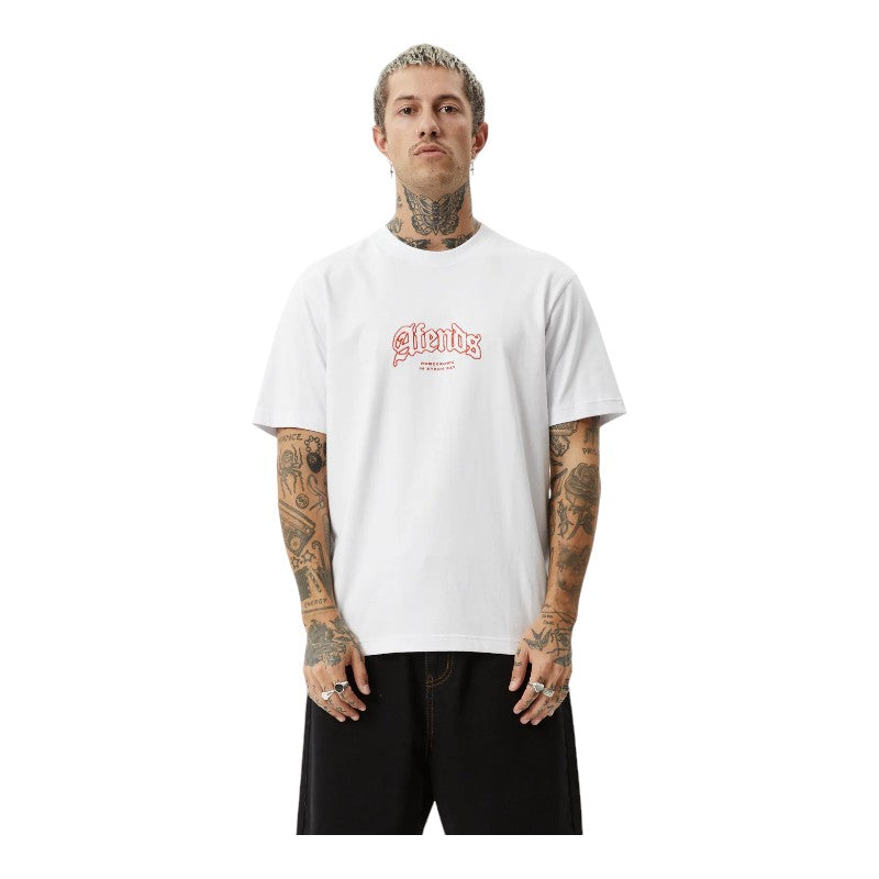 Afends Home Retro Fit Tee - White