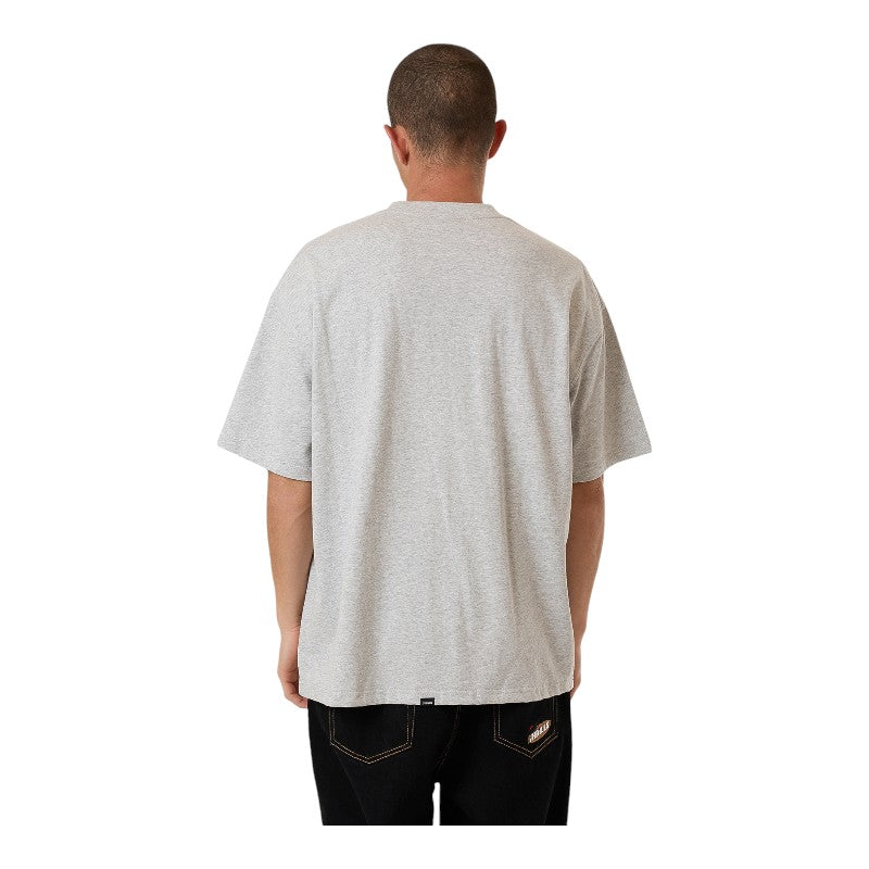 Thrills Roosevelt Box Oversize Fit Tee - Snow Marle