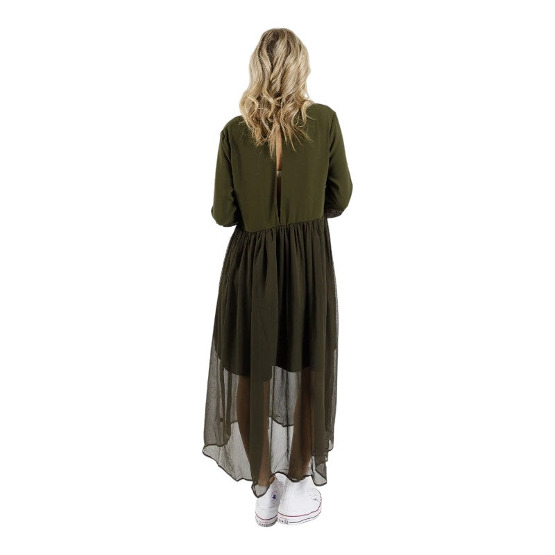 Federation Tier Dress - Olive