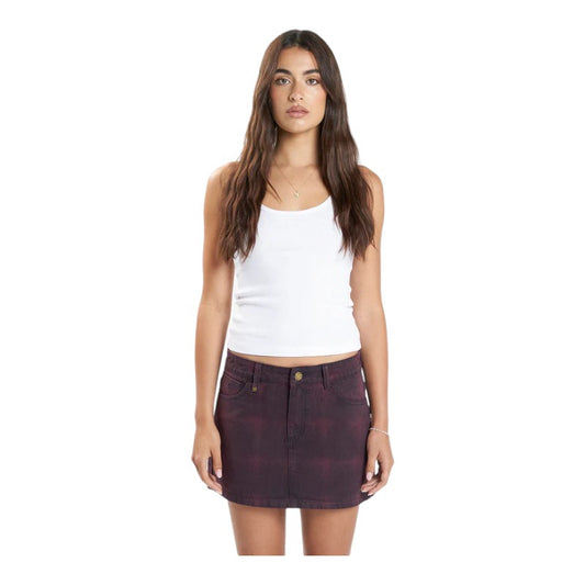 Thrills Sophie Barrio Skirt - Deep Plum