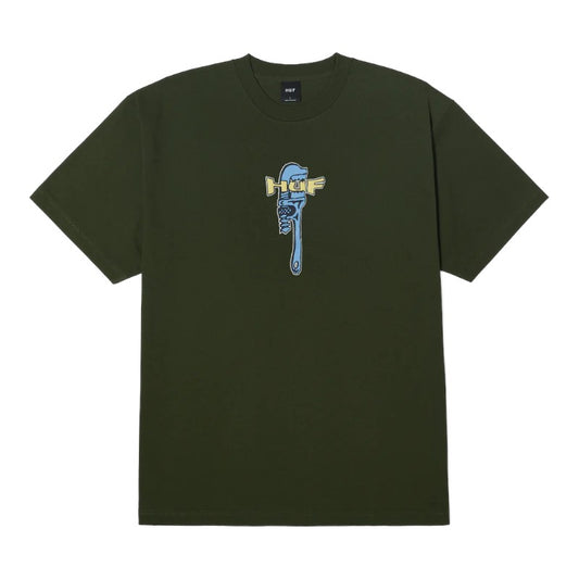 HUF Vise Tee - Hunter Green