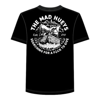 Mad Hueys Searching For A Fk To Give Tee - Black