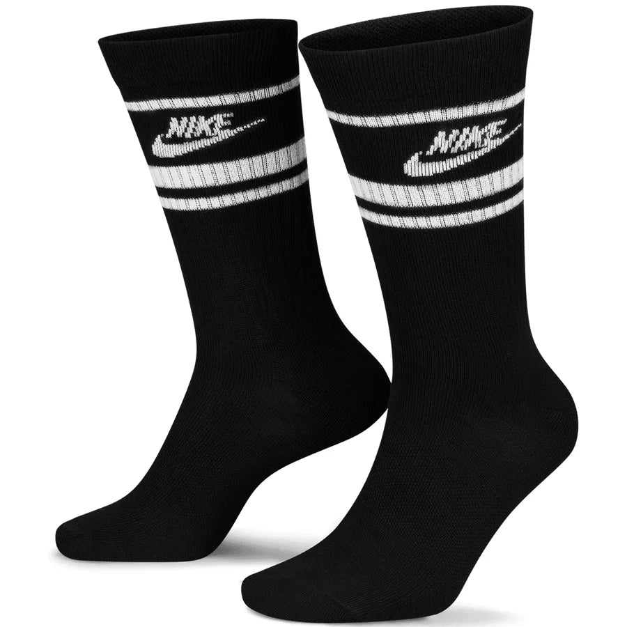 Nike NSW Everyday Essential Crew 3pk Sock - Black