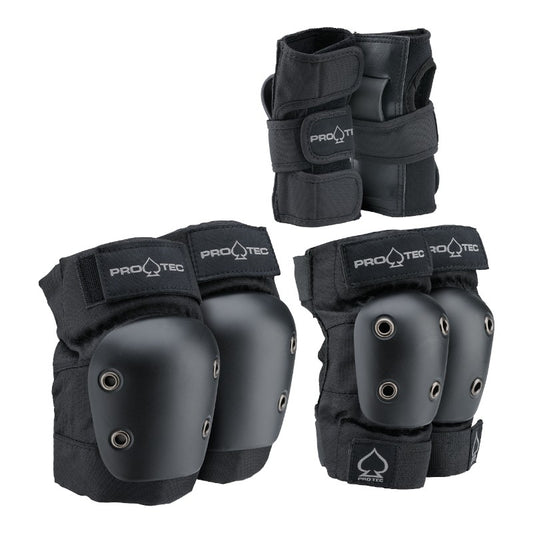 Protec Junior Street Pads Pack - Black