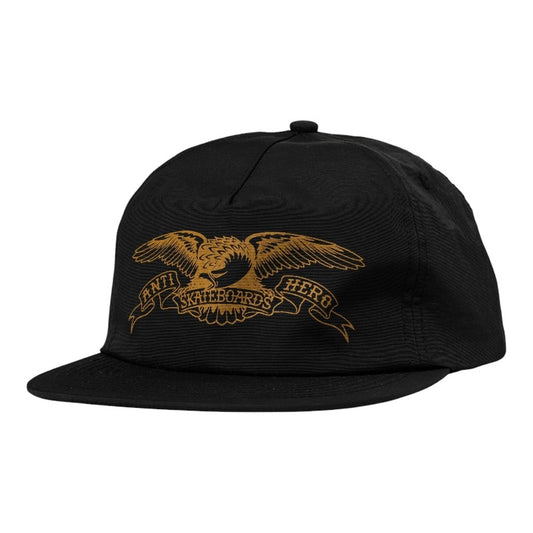 Antihero Basic Eagle Snapback - Black/Brown